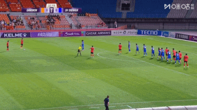 江原FC左, 特谢拉兜射, 进球无效 江原FC左, 特谢拉兜射, 进球无效